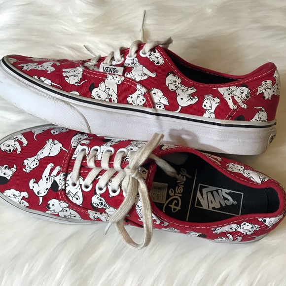 Vans Disney 101 Dalmatians Red Women’s 9 Mens 7.5 - Picture 7 of 7